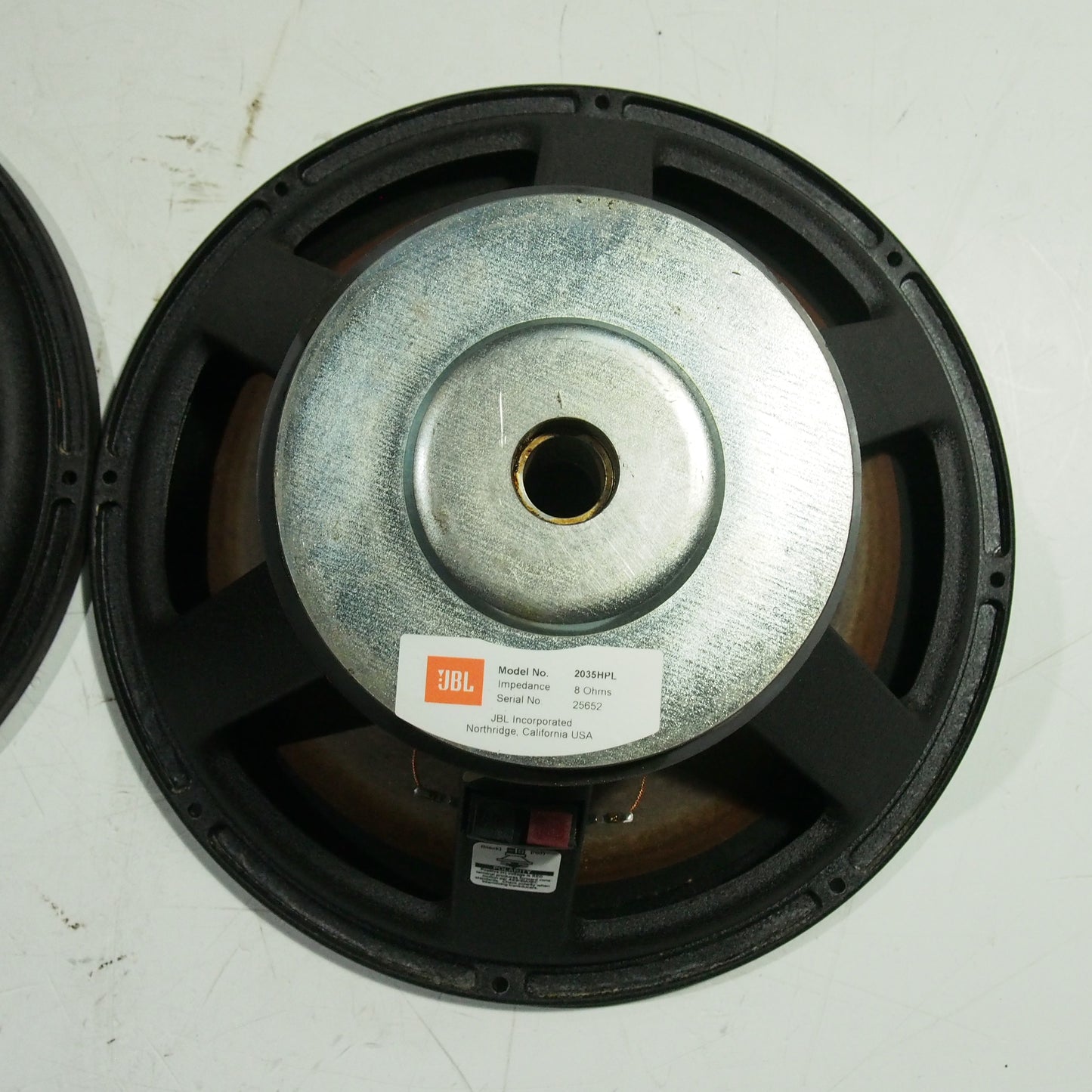 JBL 2035HPL 15" Driver 8 Ohm (1 PAIR)