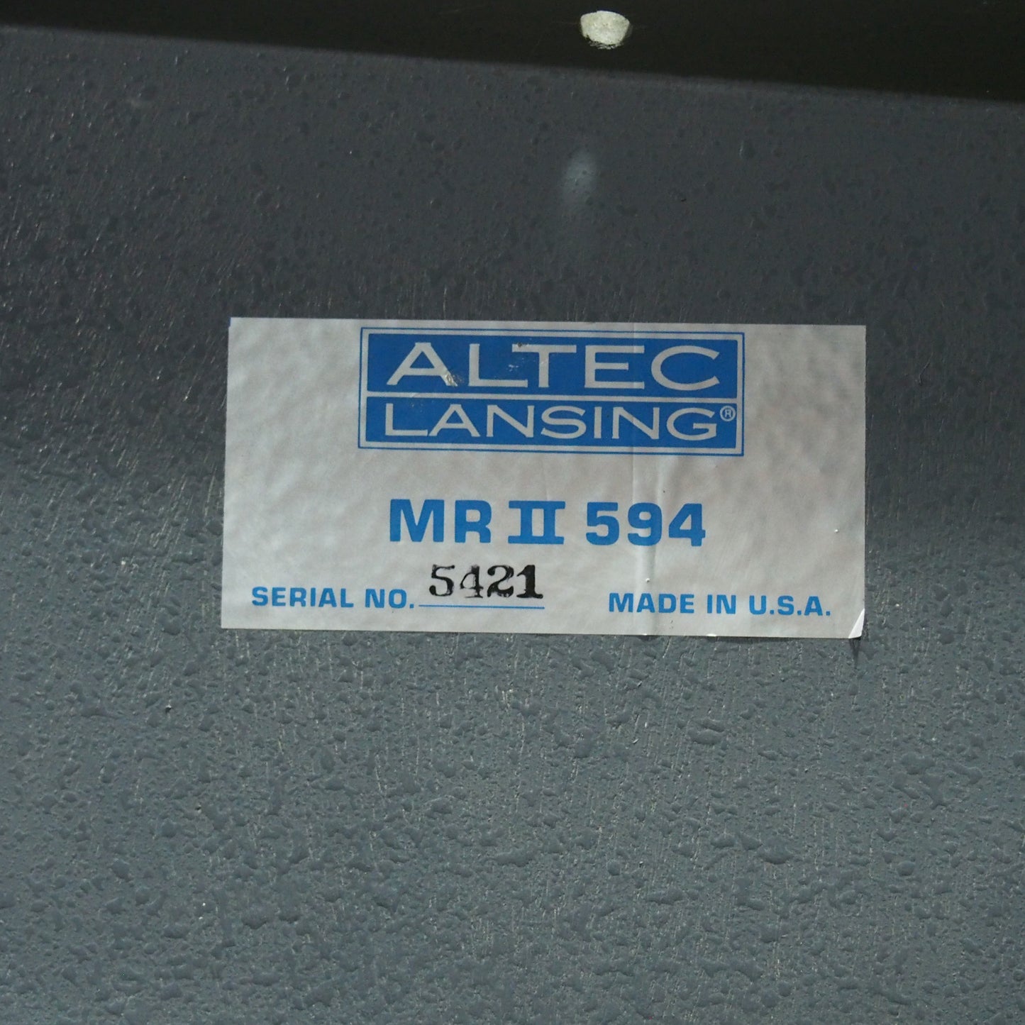 Altec Lansing MR II 594 Horns (1 PAIR)